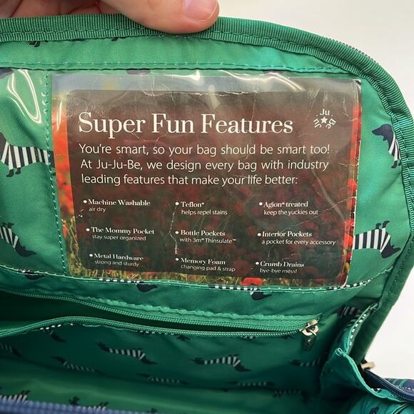 Ju-Ju-Be B.F.F. Diaper Bag Coastal Collection Changing Pad Travel Providence - Picture 12 of 16